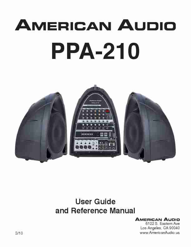 American Audio DJ Equipment PPA-210-page_pdf